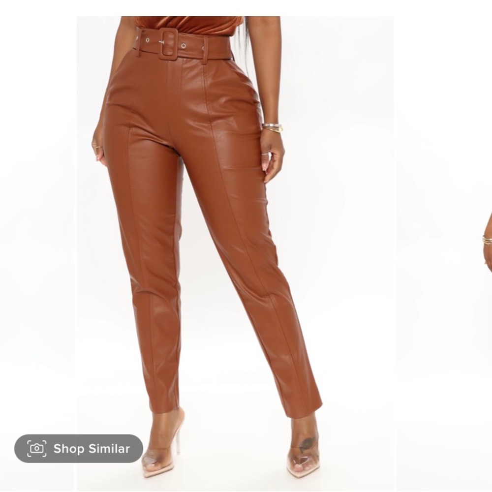 Leather Fashion Nova Pants